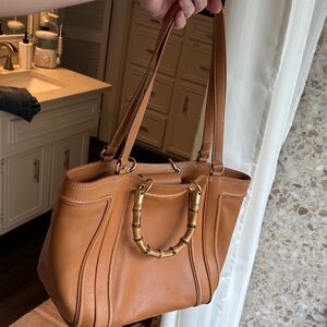 J. McLaughlin Leather Tote Bag